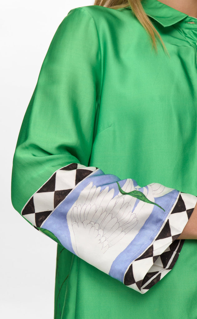Nümph Skjorte - Adelina - Vibrant Green