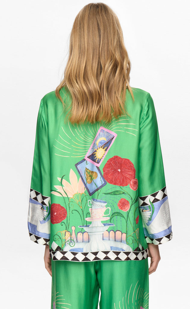 Nümph Skjorte - Adelina - Vibrant Green