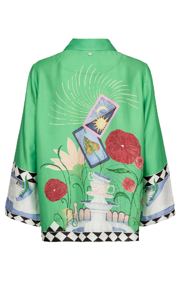 Nümph Skjorte - Adelina - Vibrant Green