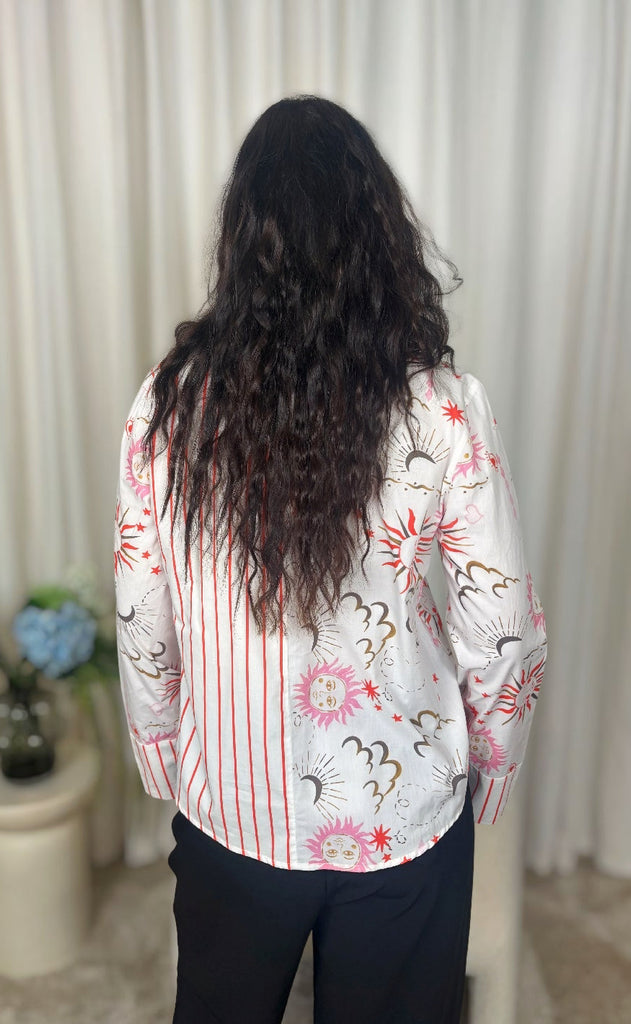 Nümph Skjorte - Soleima Mix - Cloud Dancer