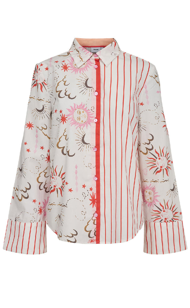 Nümph Skjorte - Soleima Mix - Cloud Dancer