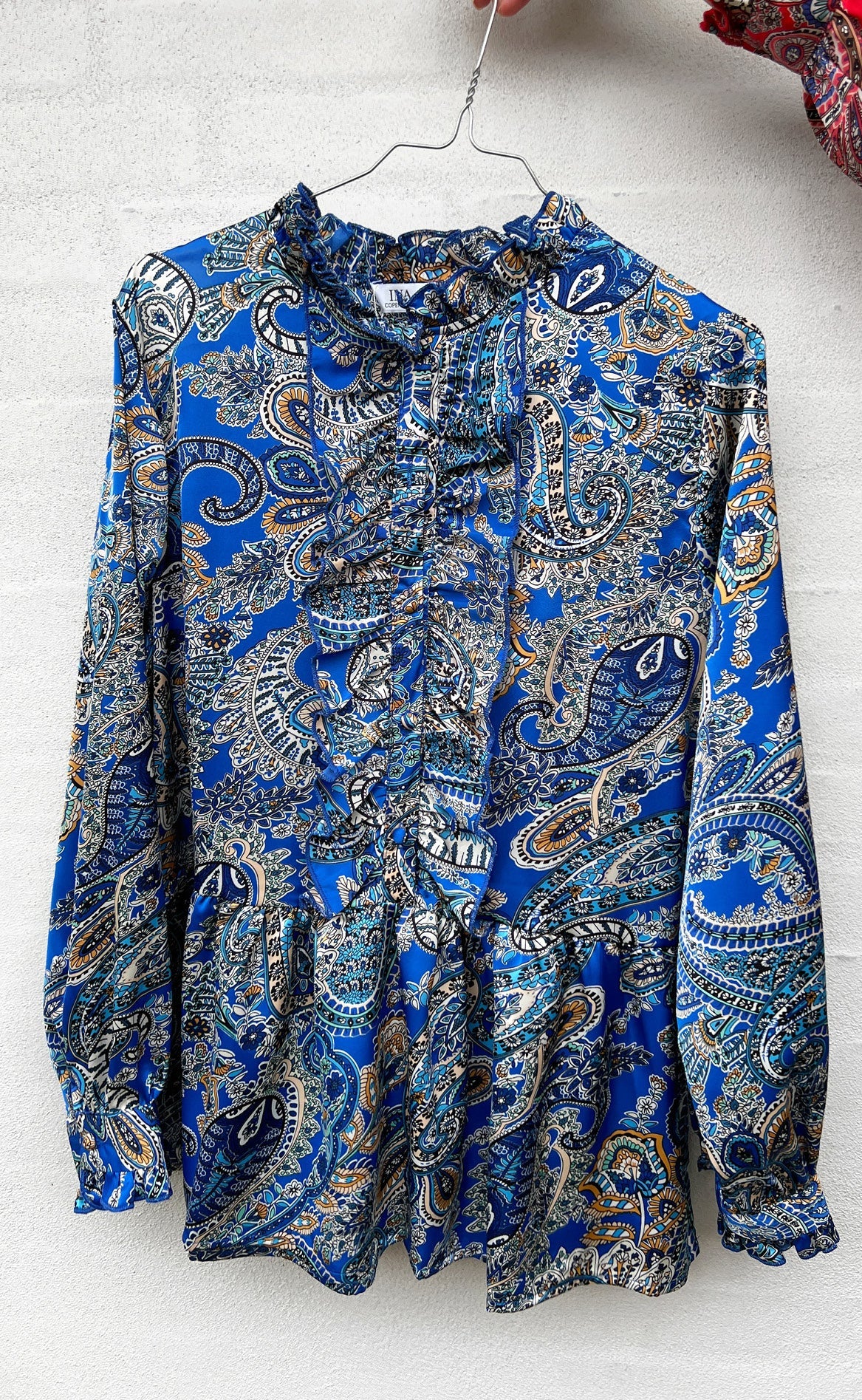 INA Copenhagen Skjorte - Evie - New Blue Paisley