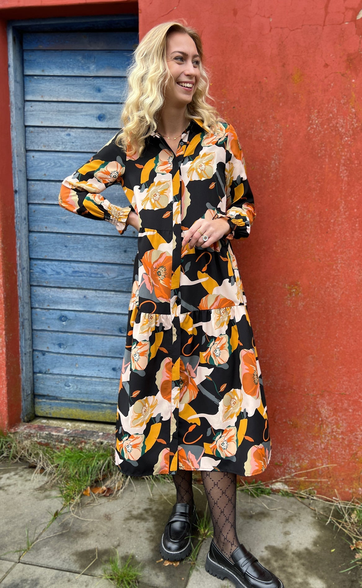 INA Copenhagen Kjole - Anna - Mixed Big Flower