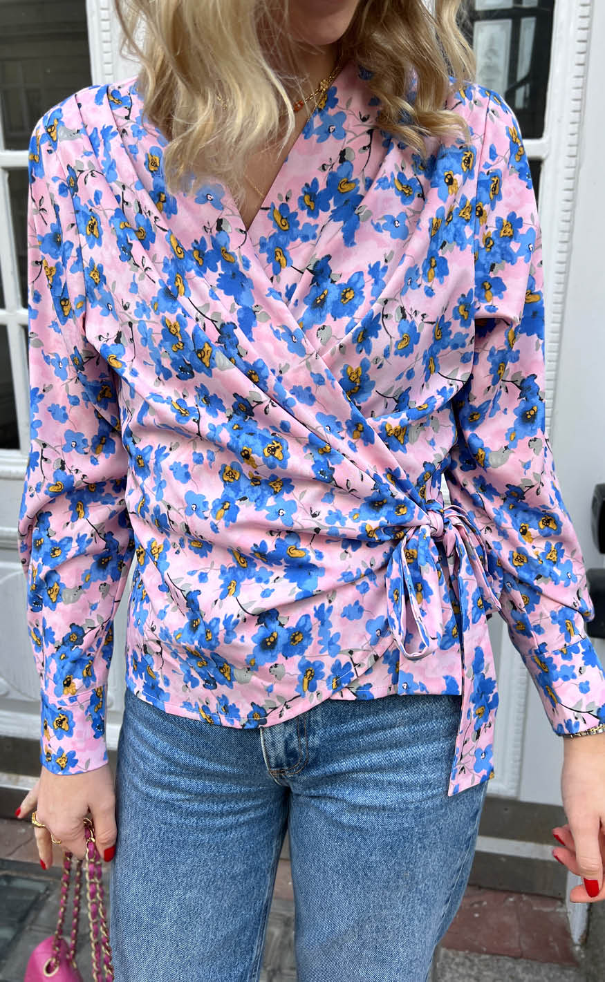 INA Copenhagen Bluse - Josse - Blue Flower