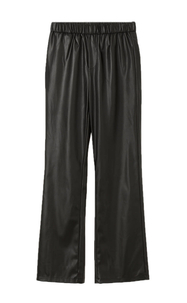 Say INA Copenhagen Bukser - Liv Leather PU - Black