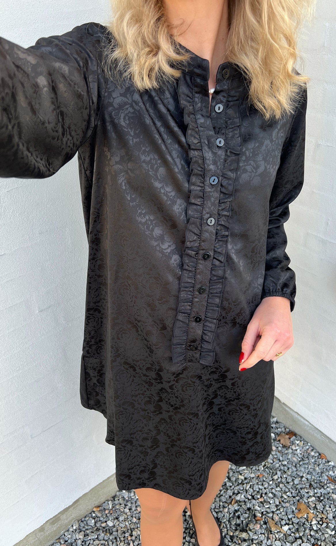 INA Copenhagen Kjole - Florina - Black Flower
