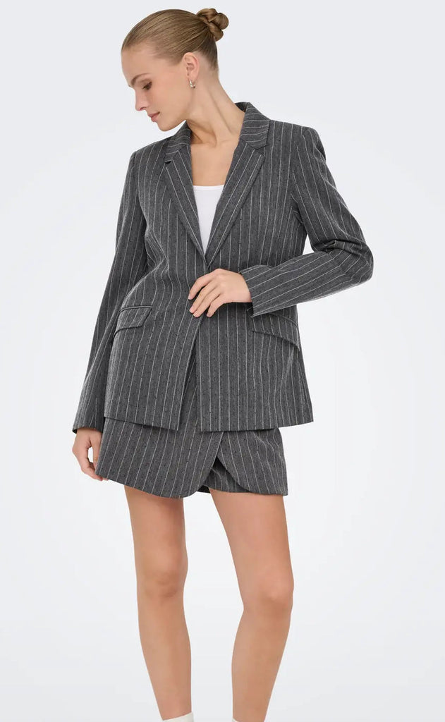 ONLY Blazer - Alya-Siga - Dark Grey Melange