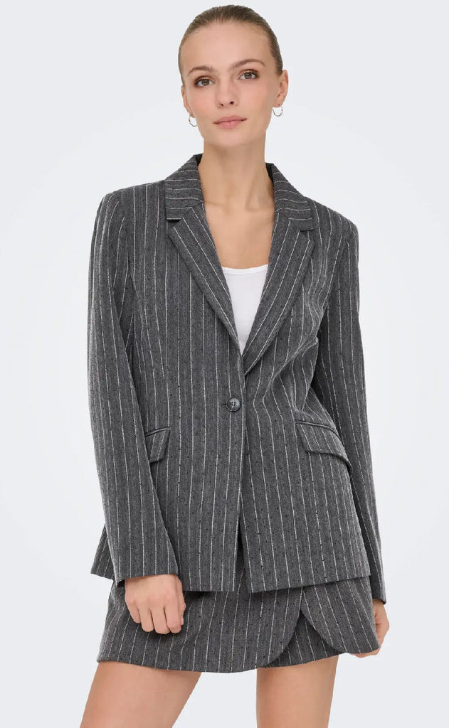 ONLY Blazer - Alya-Siga - Dark Grey Melange
