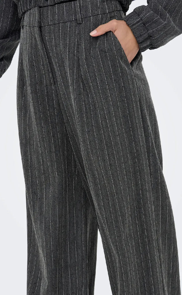 ONLY Bukser - Siga - Dark Grey Melange