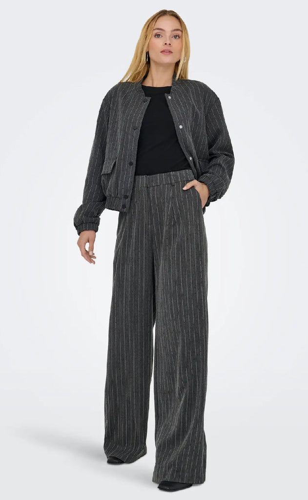 ONLY Bukser - Siga - Dark Grey Melange