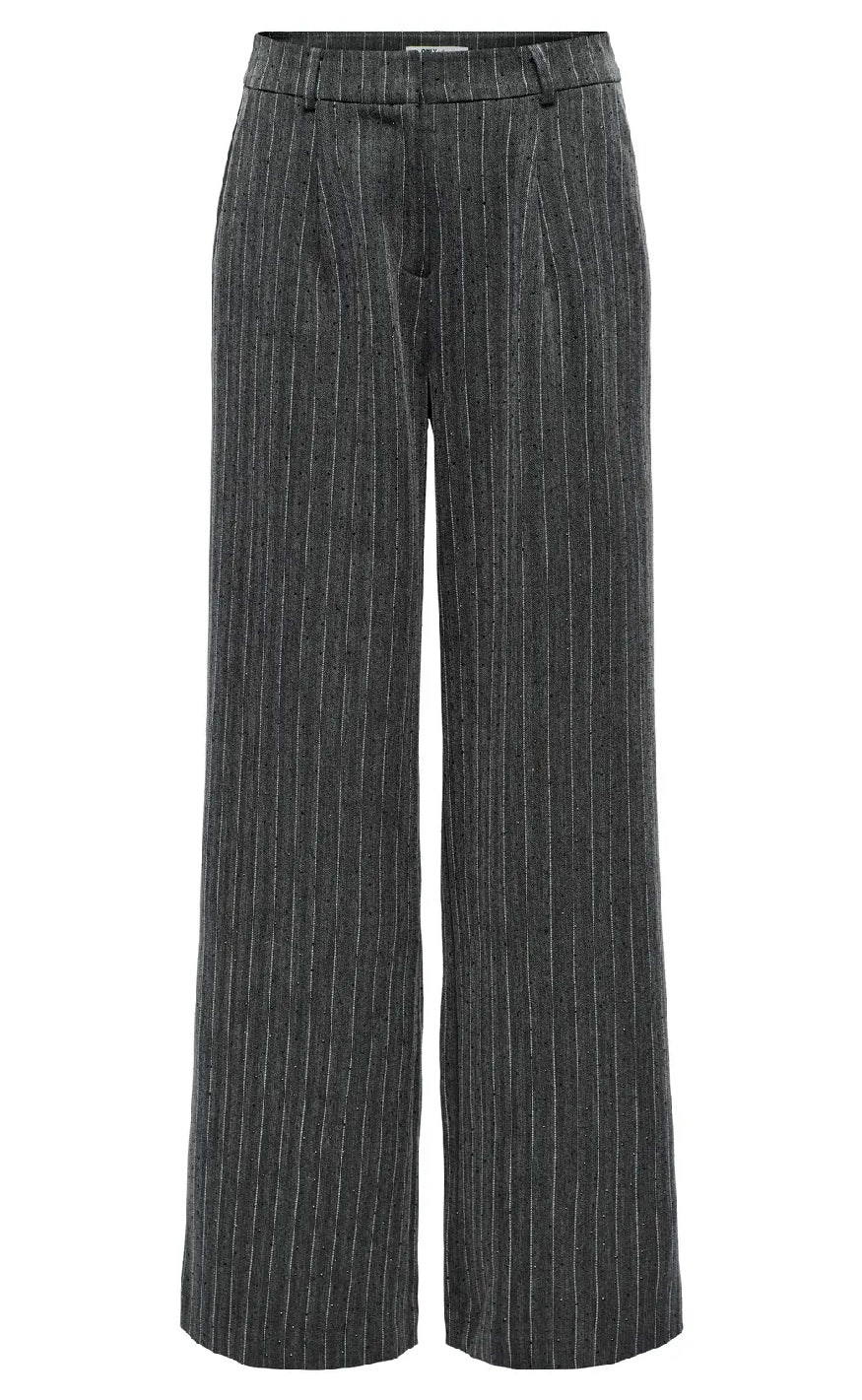 ONLY Bukser - Siga - Dark Grey Melange