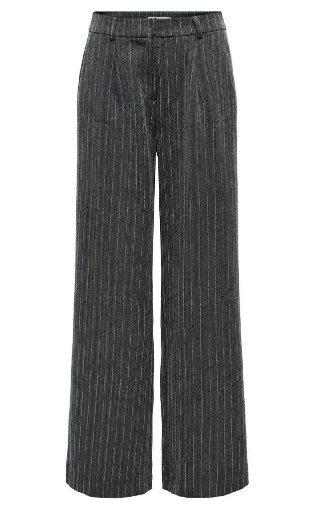 ONLY Bukser - Siga - Dark Grey Melange