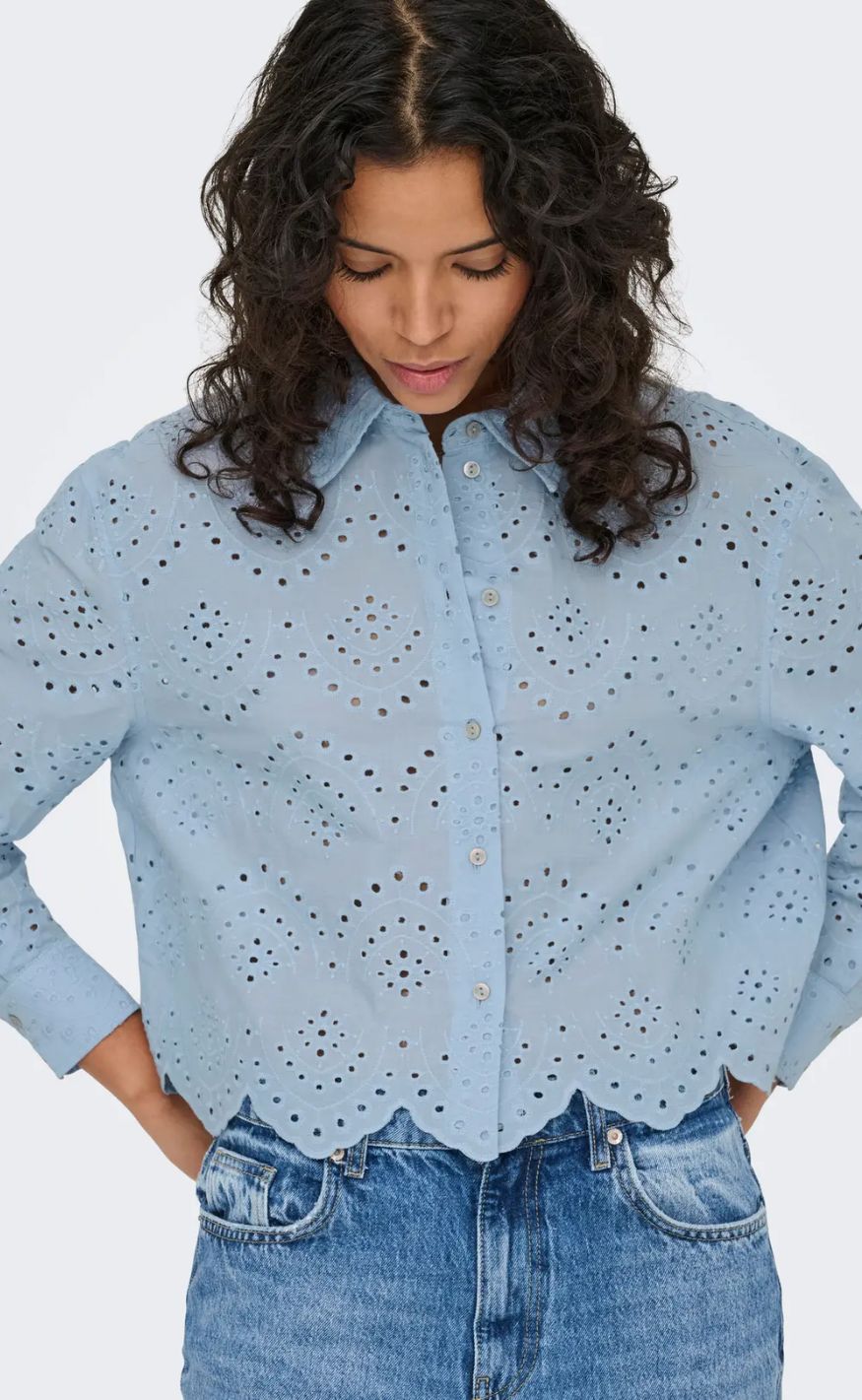 ONLY Skjorte - Alais - Cashmere Blue