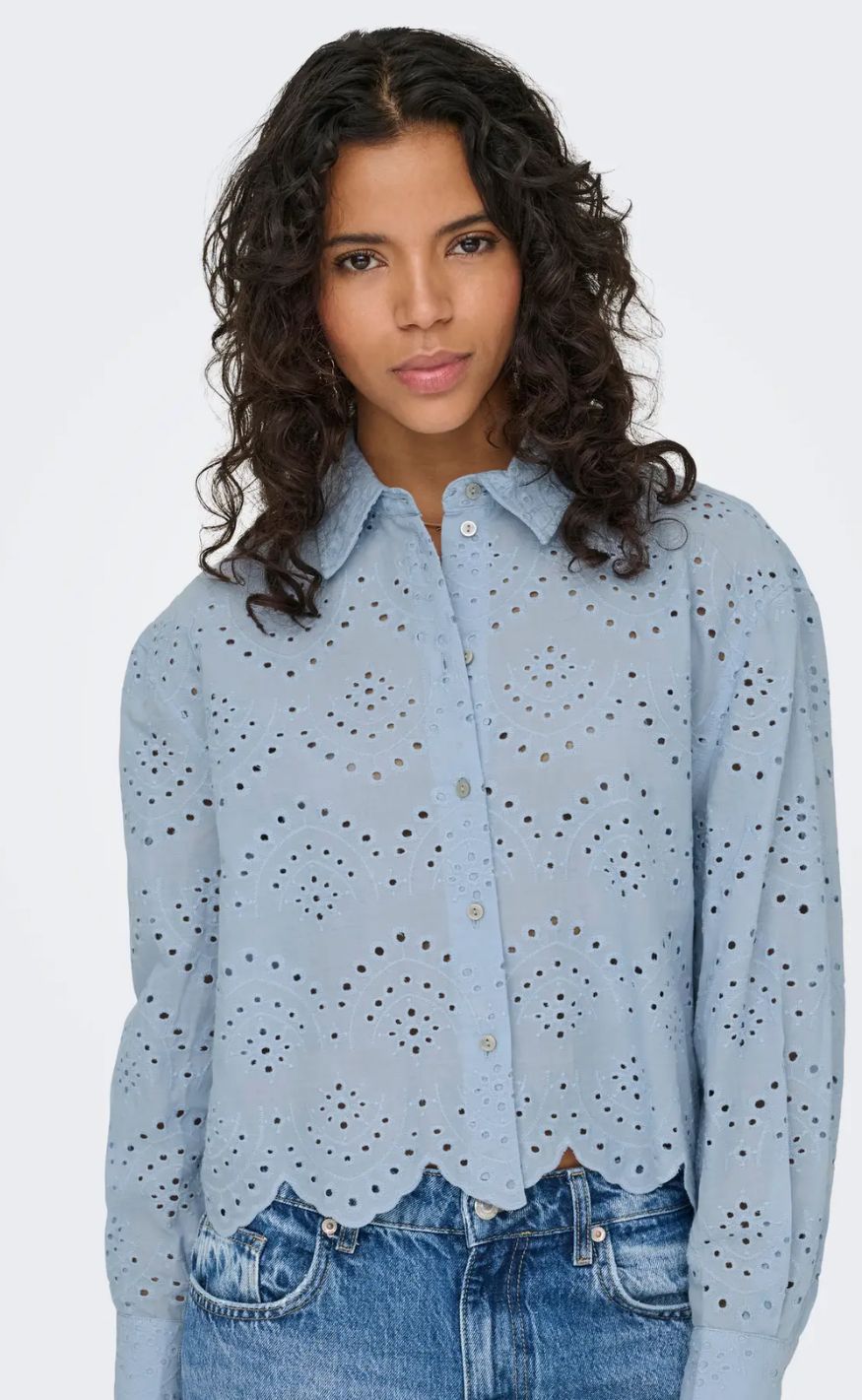 ONLY Skjorte - Alais - Cashmere Blue