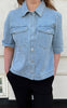 ONLY Skjorte - Belle - Light Blue Denim