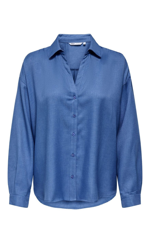 ONLY Skjorte - Harriet Life - True Navy Melange