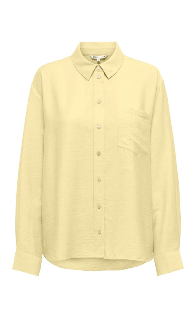 ONLY Skjorte - Lino - Yellow