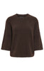ONLY Strikkegenser - Simoni - Coffee Bean Melange