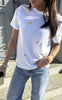 ONLY T-skjorte - Ketty Life - Bright White Lemon