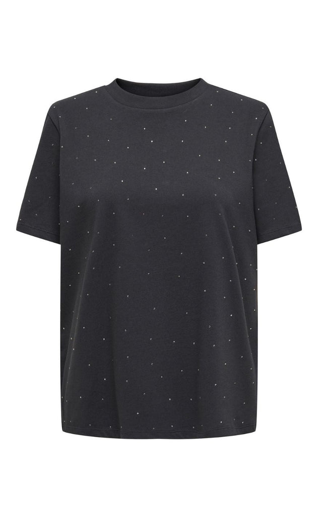 ONLY T-shirt - Monja Studs - Phantom Studs