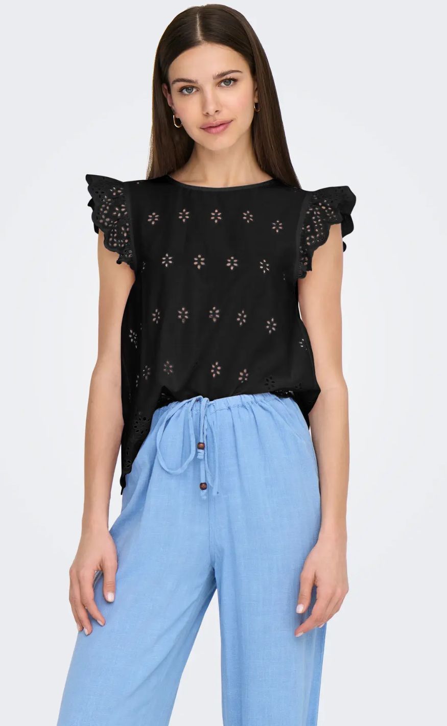 ONLY Topp - Lou Life - Black