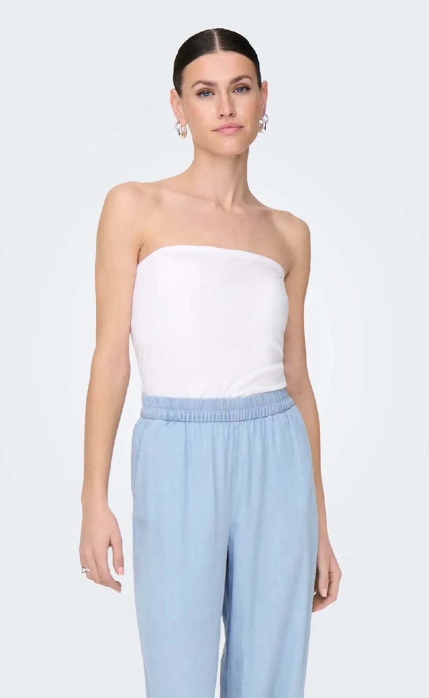 ONLY Topp - Love Life - White