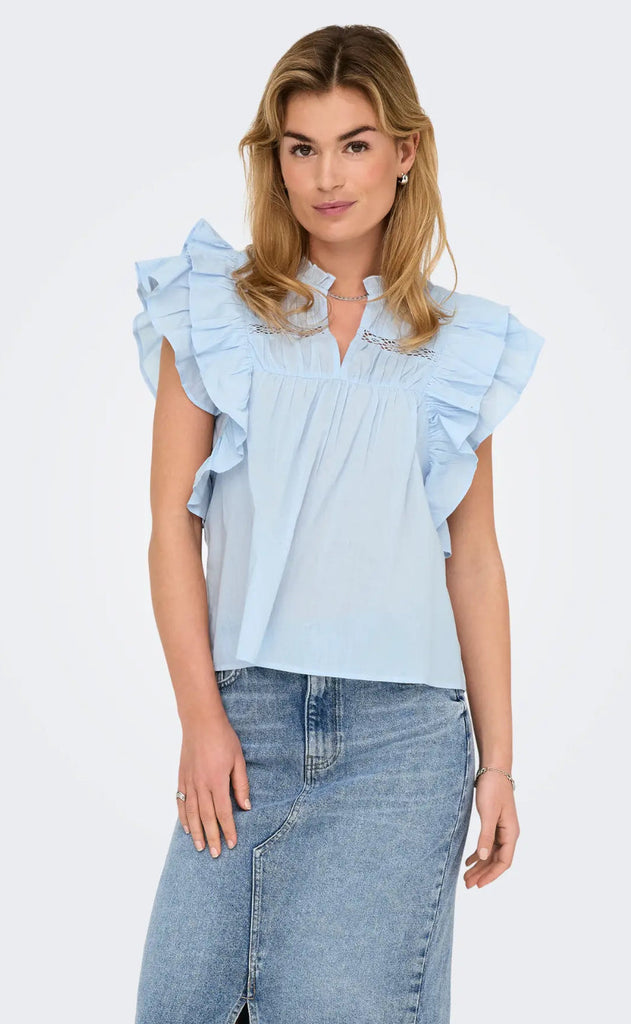 ONLY Topp - Sunny - Cashmere Blue