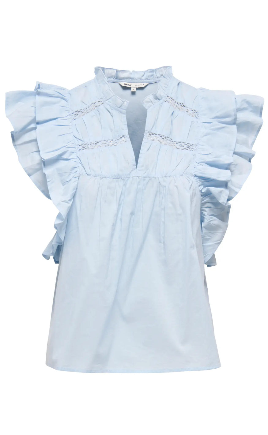 ONLY Topp - Sunny - Cashmere Blue
