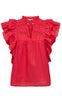 ONLY Topp - Sunny - High Risk Red