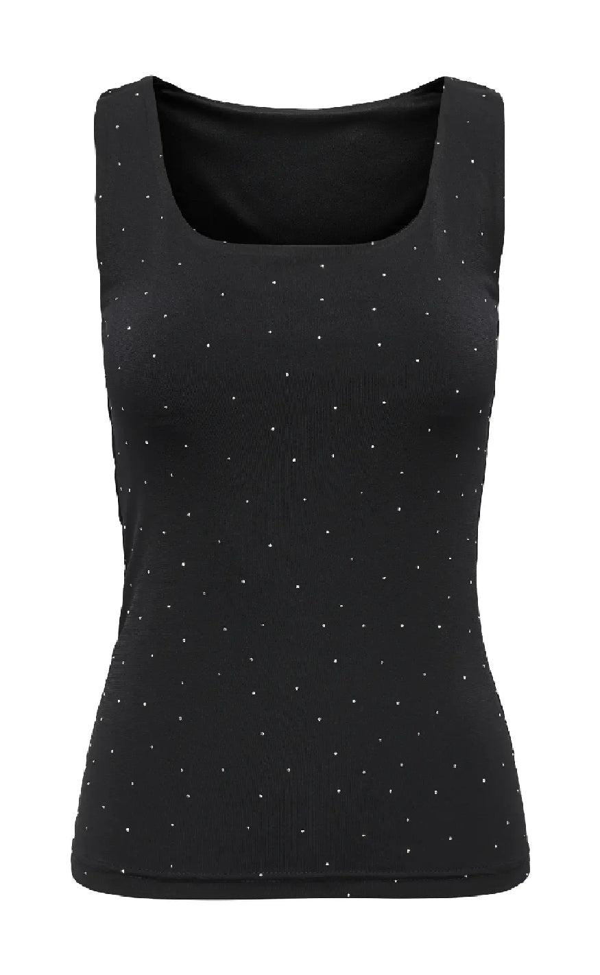 ONLY Topp - Zita Ea - Black Silver Rhinstones