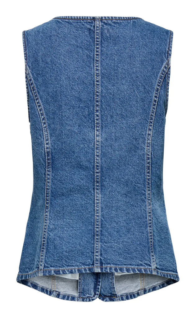 ONLY Vest - Giulina - Medium Blue Denim