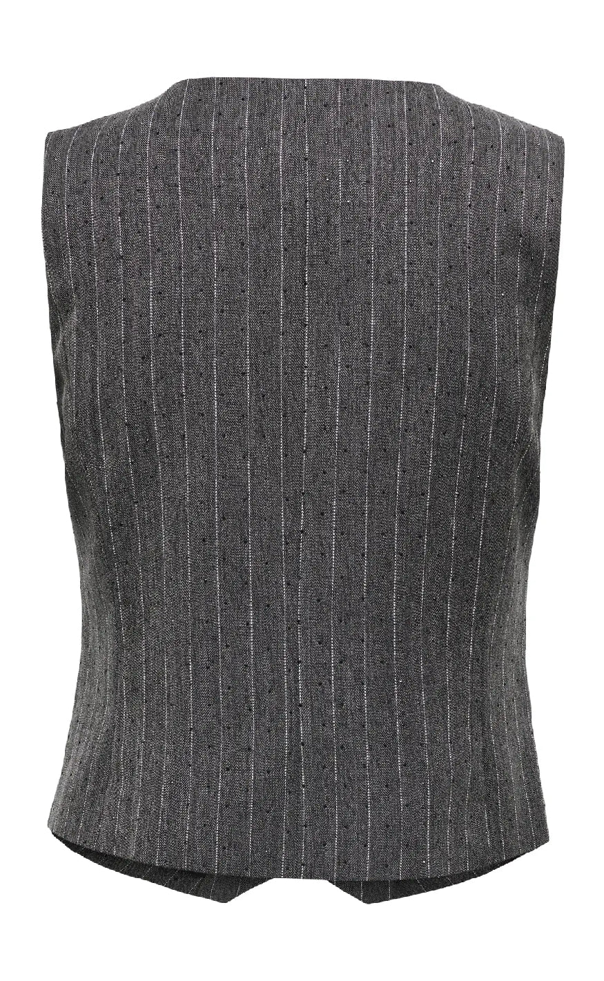 ONLY Vest - Siga - Dark Grey Melange