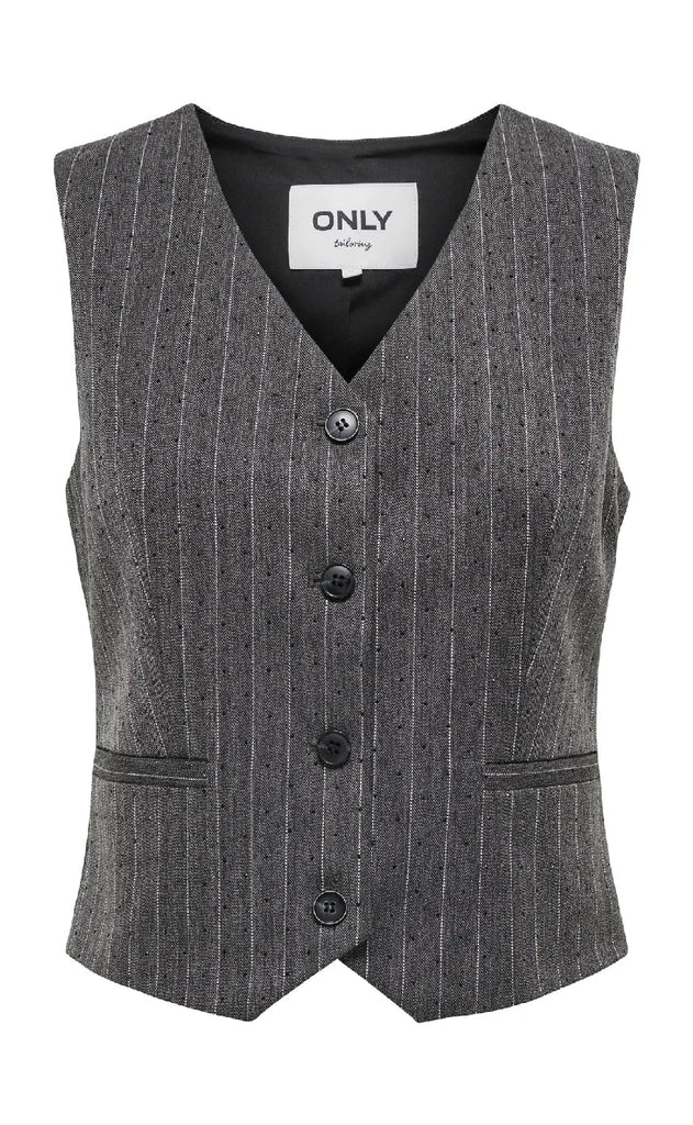 ONLY Vest - Siga - Dark Grey Melange
