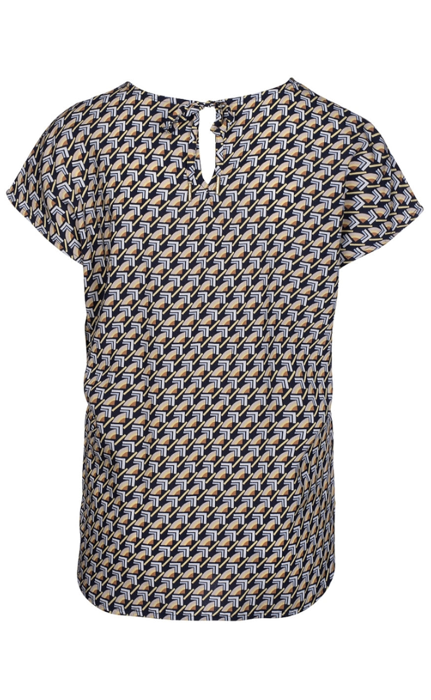 One Two Luxzuz Bluse - Alitta - Navy