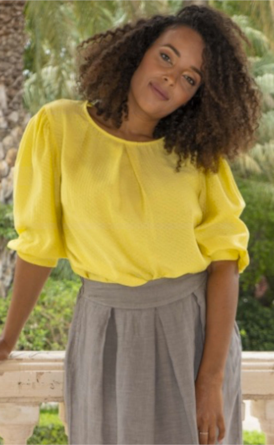 One Two Luxzuz Bluse - Arise - Acacia
