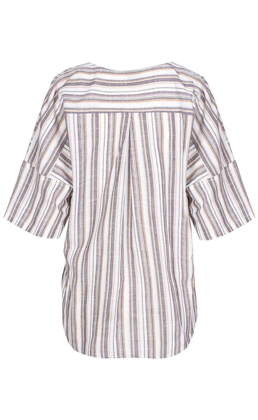 One Two Luxzuz Bluse - Kamilla - Navy