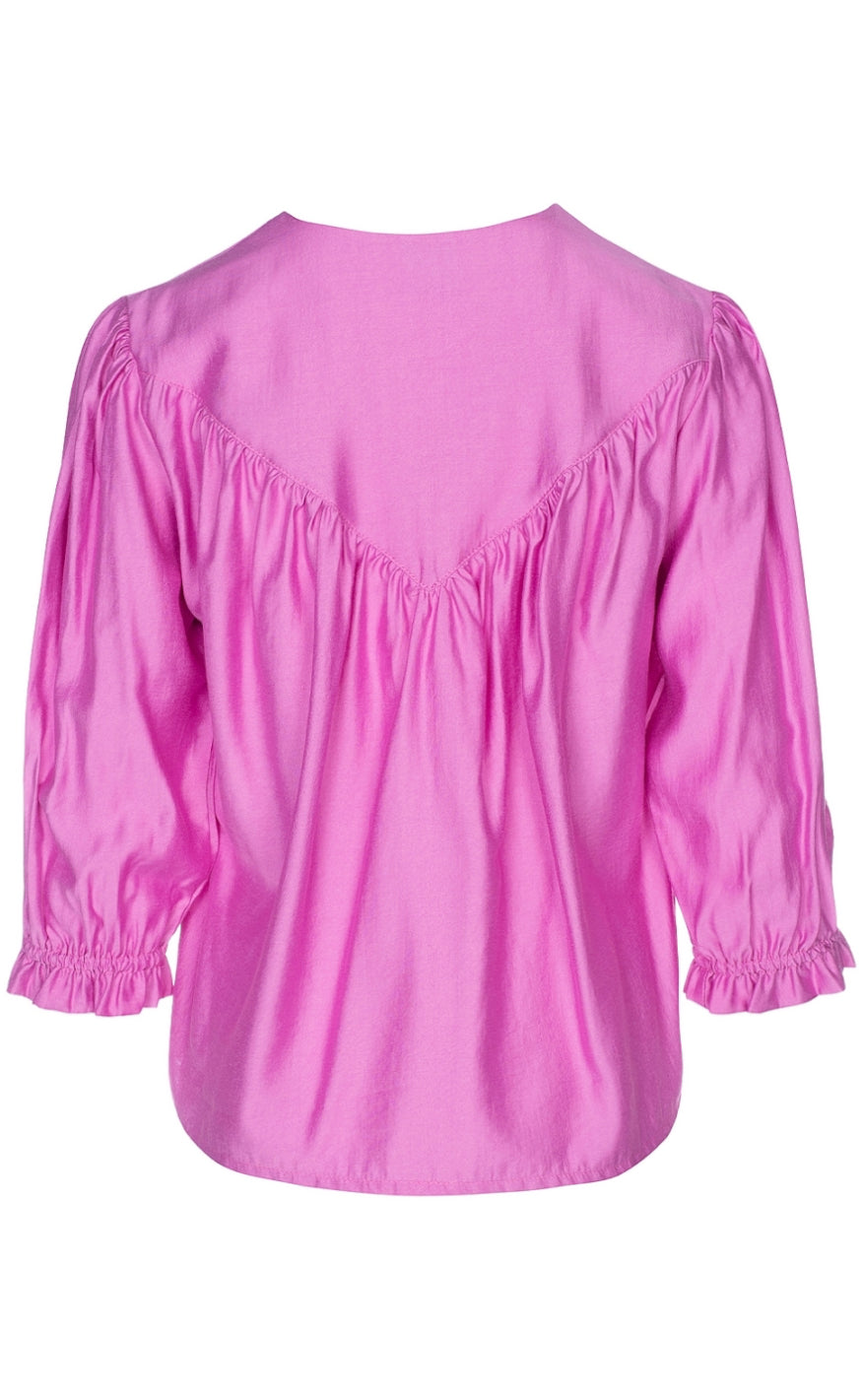 One Two Luxzuz Bluse - Micala - Crocus