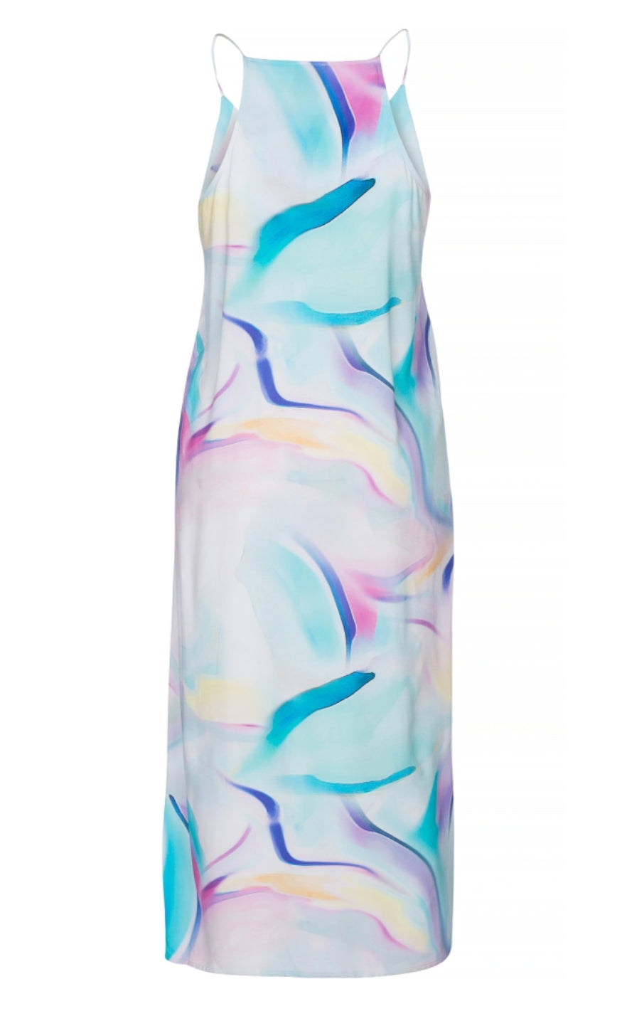 One Two Luxzuz Kjole - Alvira - Aqua Blue
