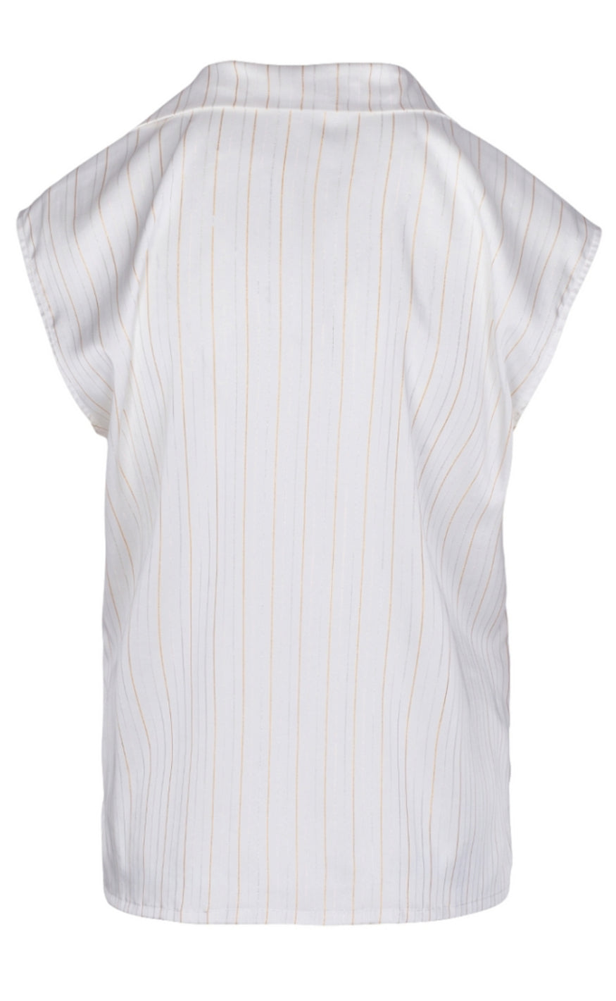 One Two Luxzuz Topp - Gilla - Cream