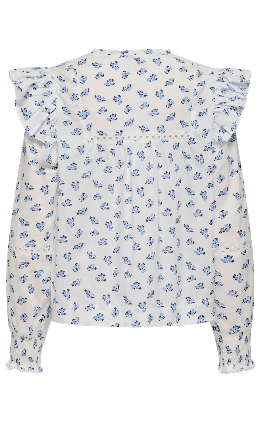 Only Bluse - Idris - Cashmere Blue Mini Floral