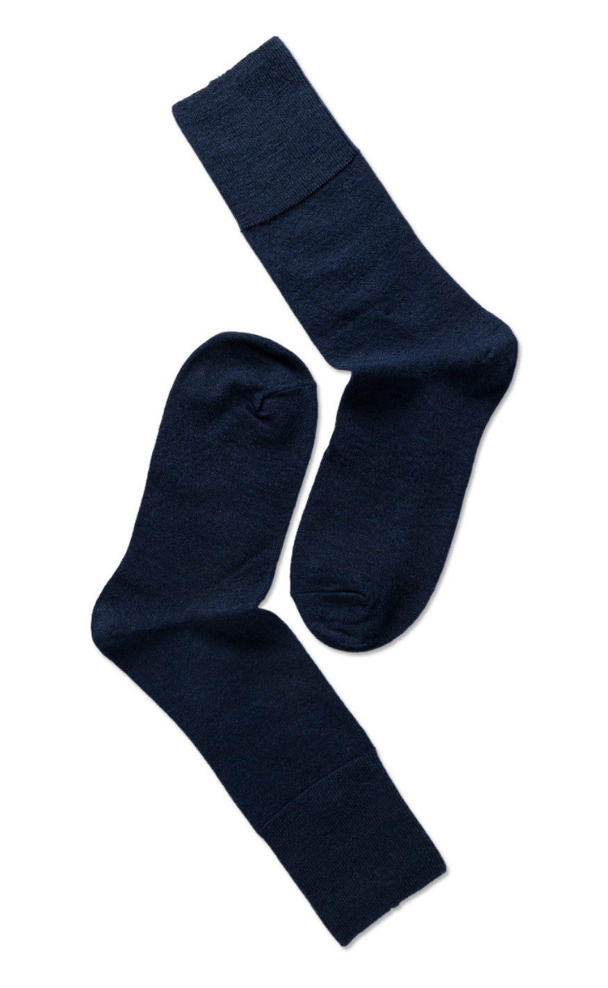 Oroblu Strømper - Note Fine Wool Comfort Top - Navy