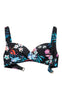 Panos Emporio Bikini Overdel/Topp - Medea - Night Jungle Black