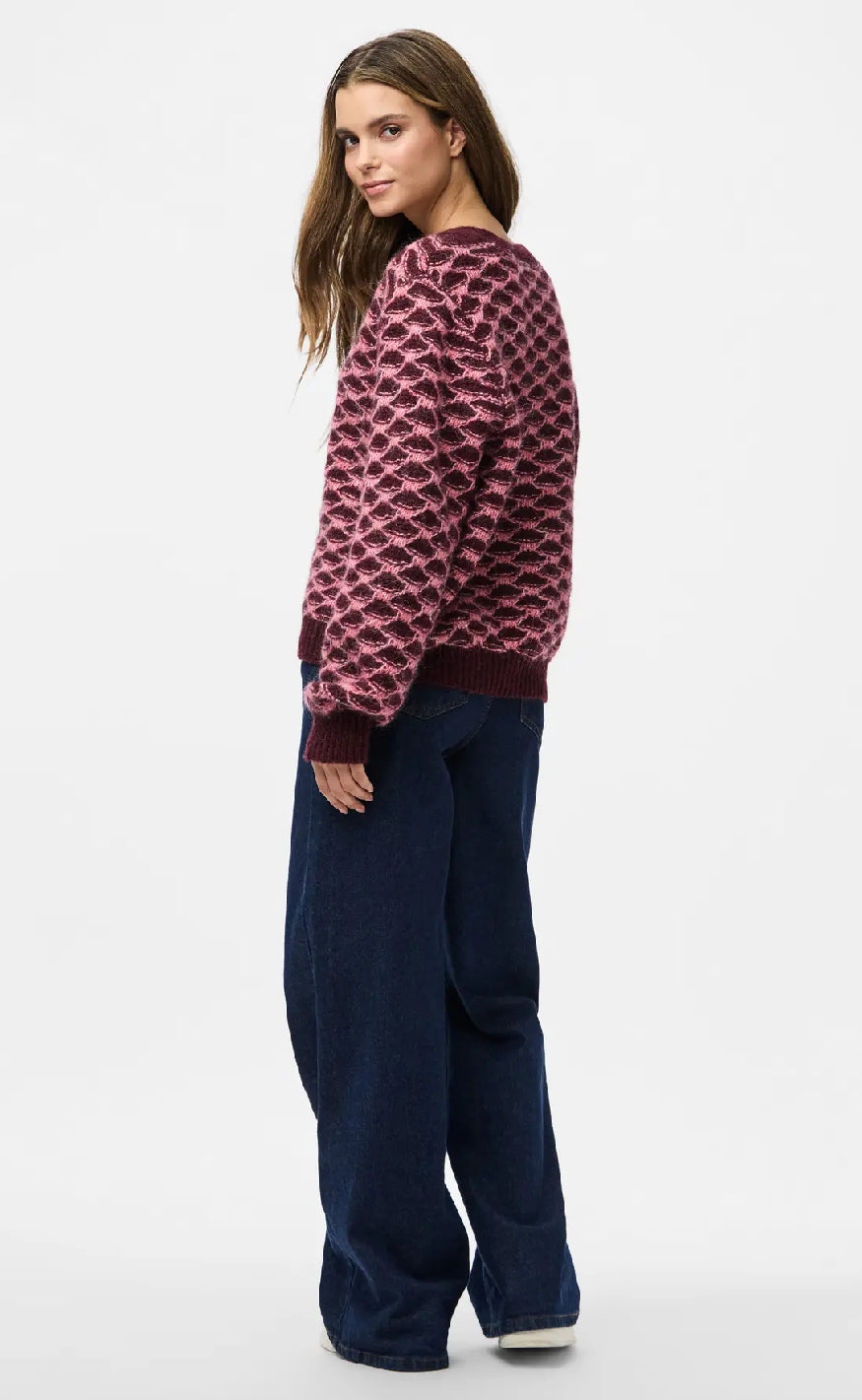 Pieces Cardigan - Jivana - Tawny Pot/Bubblegum