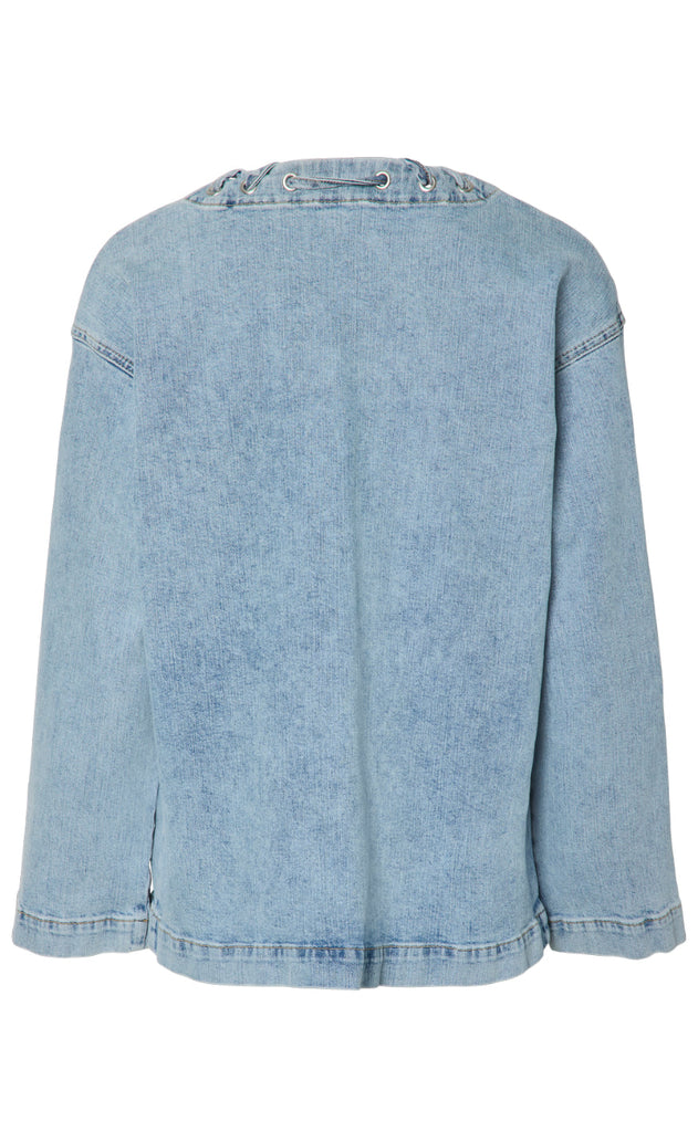 Pieces Jakke - Fenda - Light Blue Denim