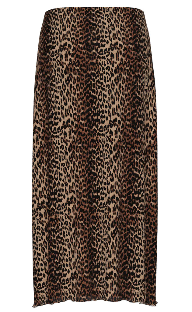 Pieces Skjørt - Flora - Black Leo