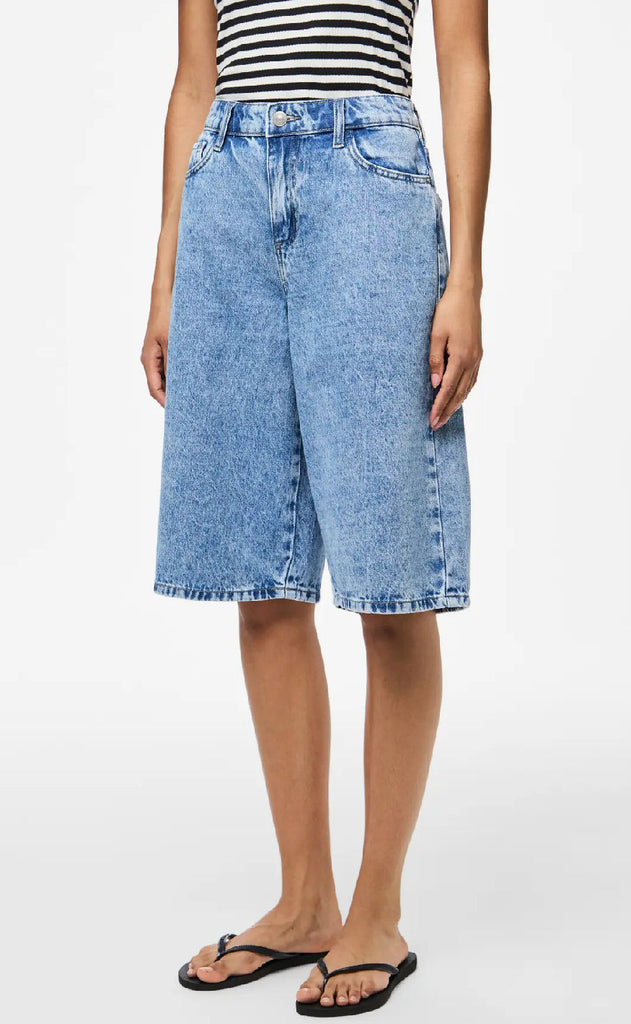 Pieces Shorts - Sky - Medium Blue Denim