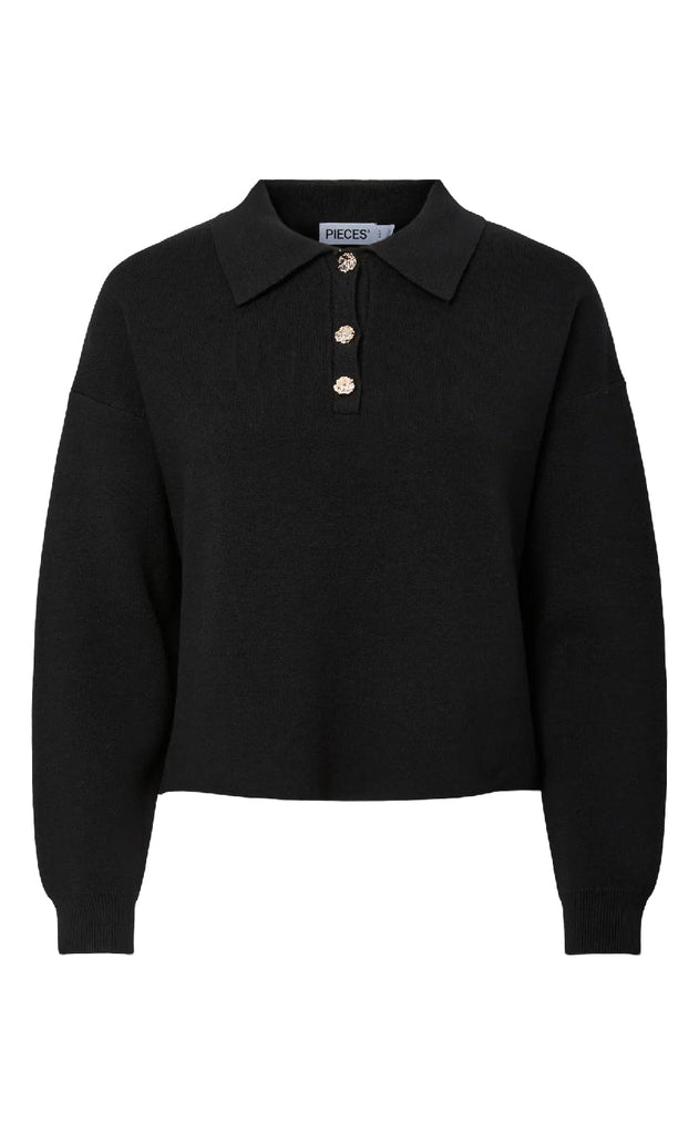 Pieces Genser - Jassy - Black