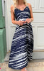 Say INA Copenhagen Kjole - Klara - Navy Tie Dye