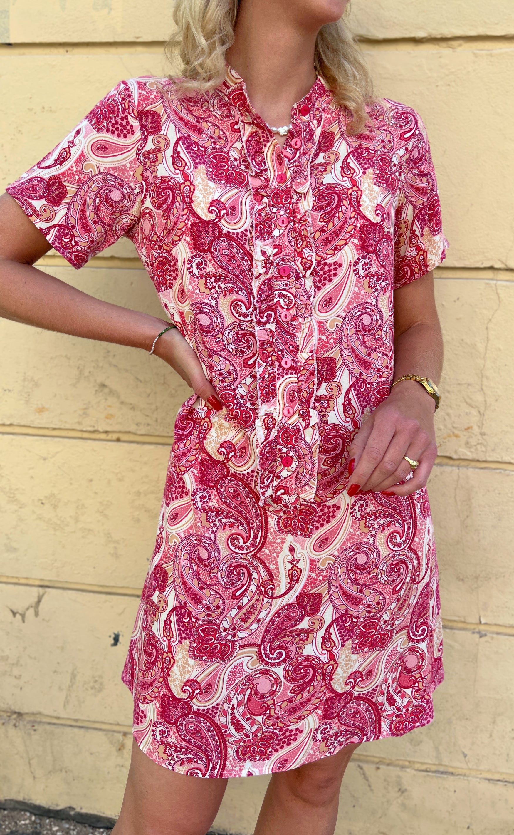INA Copenhagen Kjole - Flora - Rose Paisley