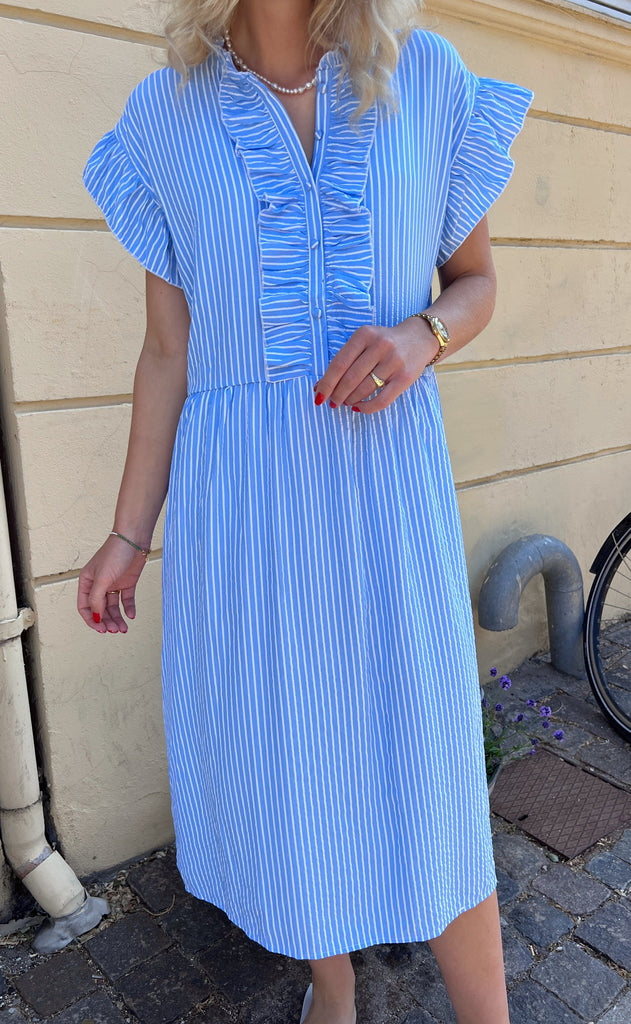 INA Copenhagen Kjole - Amelia - Blue Striped